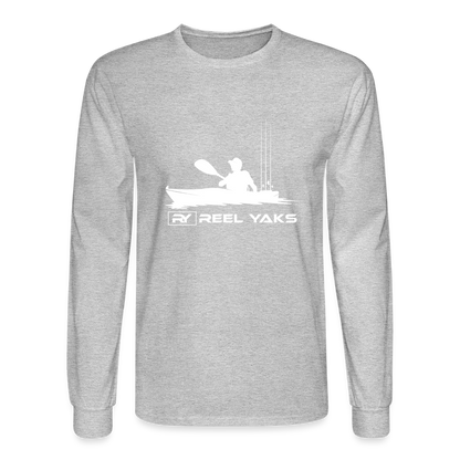 Men's Long Sleeve T-Shirt - Heading out - heather gray