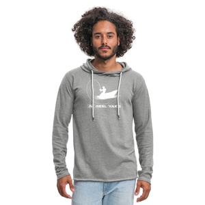 Unisex Lightweight Terry Hoodie - Sunrise surprise - heather gray