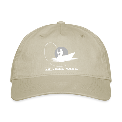 Organic Baseball Cap - Sunrise surprise - khaki