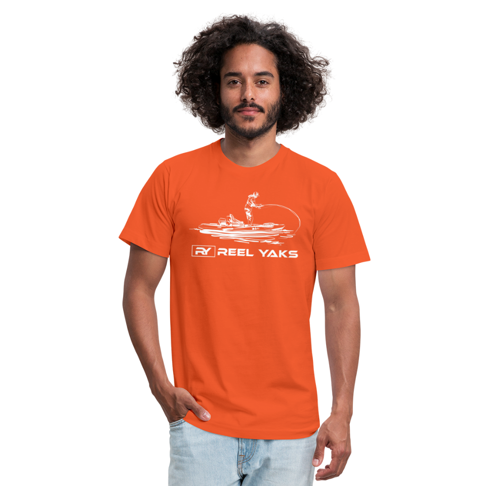 Unisex T-Shirt - Standing around - orange