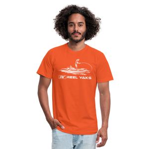 Unisex T-Shirt - Standing around - orange