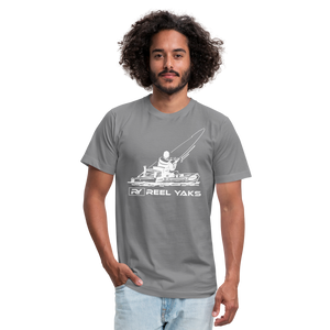 Unisex T-Shirt - Fish on - slate
