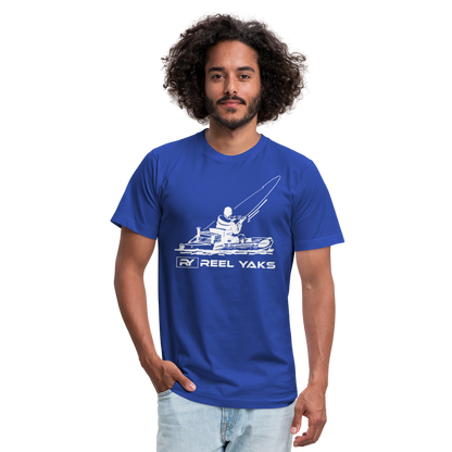 Unisex T-Shirt - Fish on - royal blue