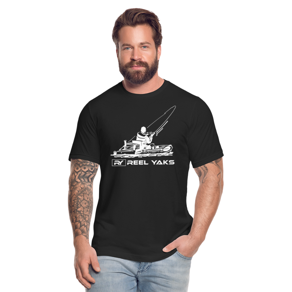 Unisex T-Shirt - Fish on - black