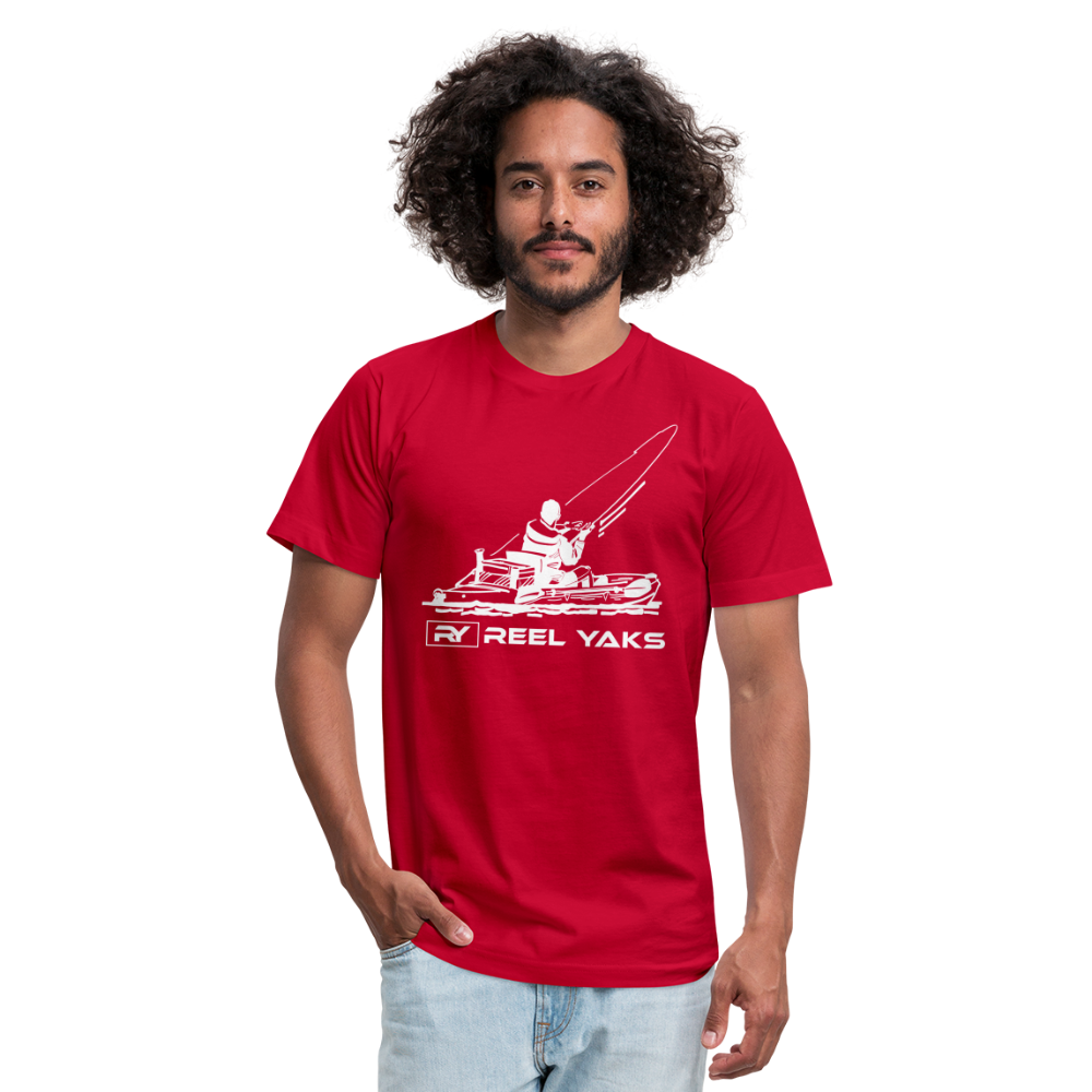 Unisex T-Shirt - Fish on - red
