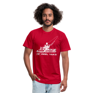 Unisex T-Shirt - Fish on - red