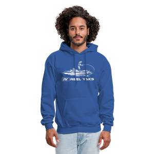 Men's Hoodie - Standing around - royal blue