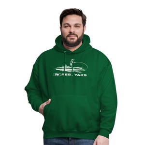 Men's Hoodie - Standing around - forest green