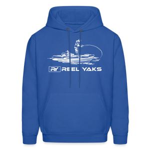 Men's Hoodie - Standing around - royal blue