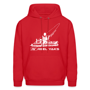Men's Hoodie - Fish on - red