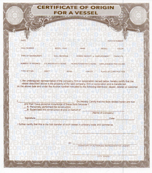 MCO Certificate