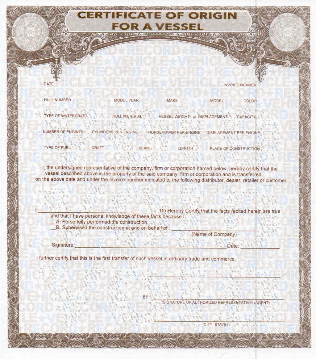 MCO Certificate